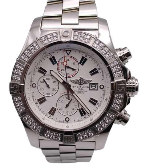 breitling super avenger diamond price|breitling super avenger 48 price.